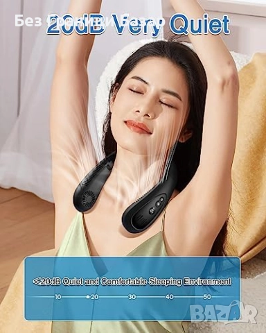 Нов Преносим охлаждащ вентилатор за врата с LED и 5000mAh батерия, снимка 8 - Друга електроника - 52776152