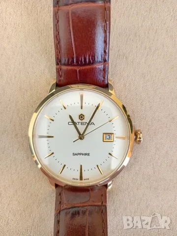  Swiss Made Catena, сапфир, снимка 2 - Мъжки - 56094855
