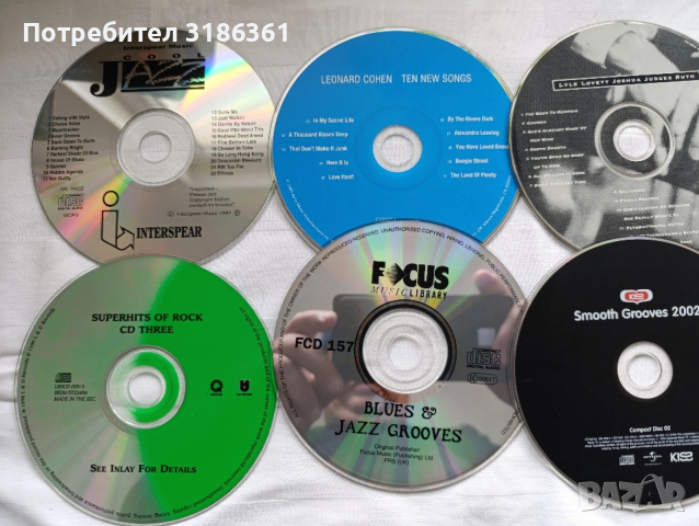 CDs музика,различни стилове,без кутии,но като нови
