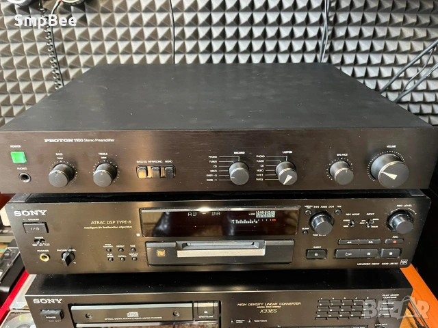 Proton D1200 стъпало + Proton 1100 предусилвател, снимка 3 - Ресийвъри, усилватели, смесителни пултове - 53693194