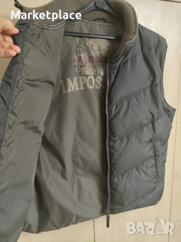 Мъжки пухен елек размер L, снимка 3 - Якета - 52343082