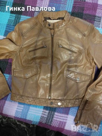 Дамско кожено яке - М