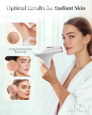 Нов уред  IPL 3 в 1 Лазер за Премахване на Косми, 999900 Светкавици, снимка 5 - Други - 48003403