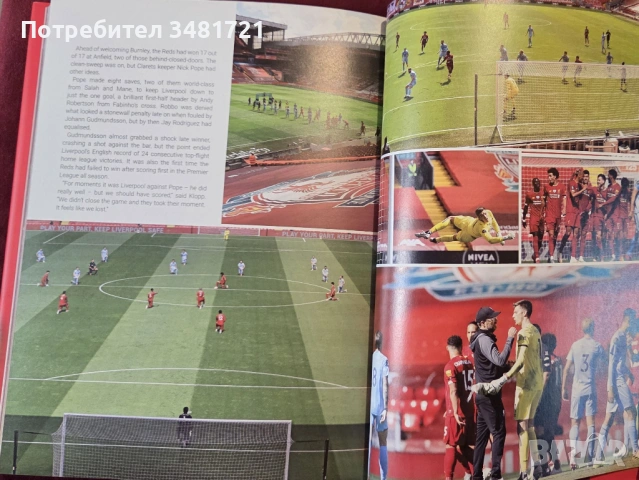 Champions 19/20. Liverpool FC Official Premier League Winners Book, снимка 13 - Енциклопедии, справочници - 53749036