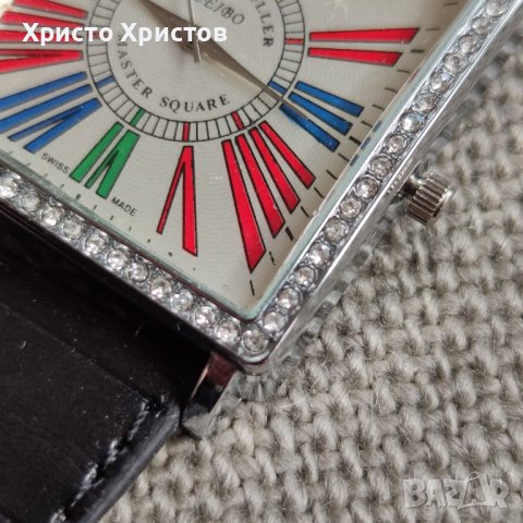 Дамски луксозен часовник Franck Muller Leibo Master Square , снимка 3 - Дамски - 41513368