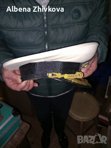 морска офицерска фуражка от БЧФ соц .периода, снимка 2 - Антикварни и старинни предмети - 51985987