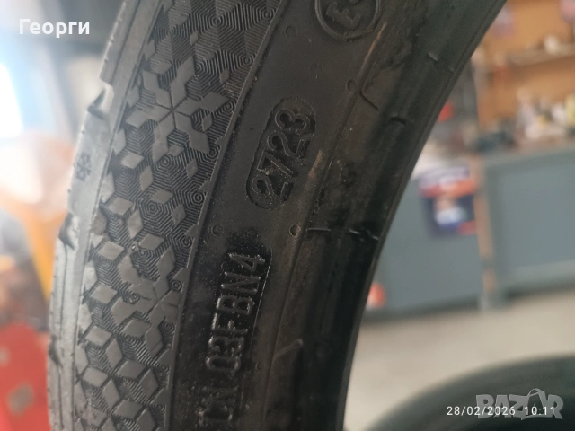 2бр.зимни гуми 245/40/18 Continental, снимка 6 - Гуми и джанти - 53665972