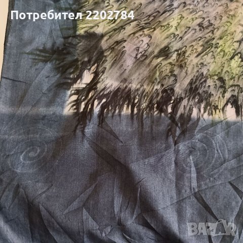 Burberry марков копринен шал, снимка 17 - Шалове - 33039716