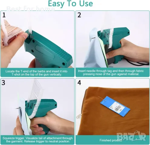 Пистолет за етикетиране на дрехи, снимка 5 - Други инструменти - 49512999