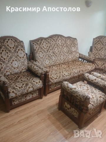 Холна гарнитура Ретро, снимка 2 - Дивани и мека мебел - 52018167