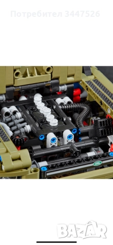 Конструктор тип Lego technic Land rover defender 42110, снимка 8 - Други игри - 51829264