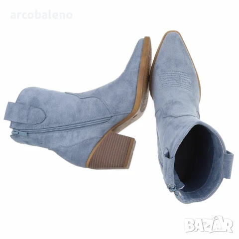 Дамски уестърн и байкърски ботуши, 6цвята , снимка 14 - Дамски ботуши - 51134492