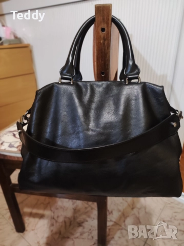 Нова луксозна италианска кожена чанта Nero Giardini, снимка 14 - Чанти - 52022702