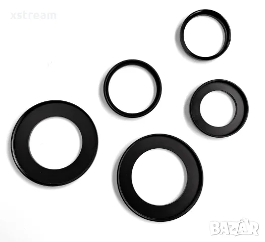 Step-Up Преходник за филтър на резба Различни Размери /Lens Filter Adapter Ring НОВИ!