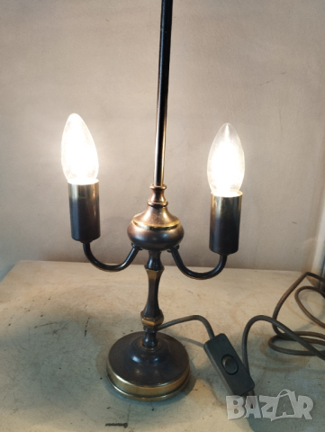 Ретро настолна лампа, снимка 4 - Настолни лампи - 44717462