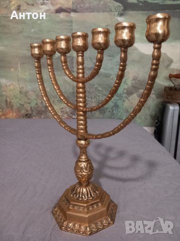 Свещници от месинг., снимка 4 - Антикварни и старинни предмети - 39959717