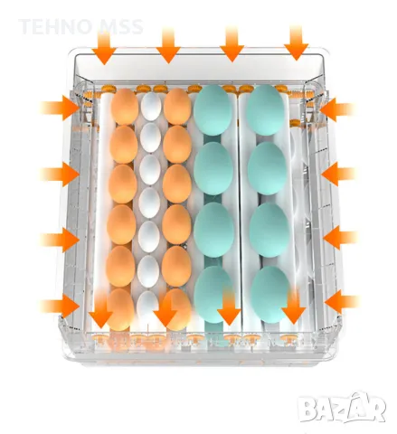 ПРОМО Люпилня, Автоматичен инкубатор MS-120 яйца (DC 12V / AC 220V), снимка 6 - За птици - 47542142