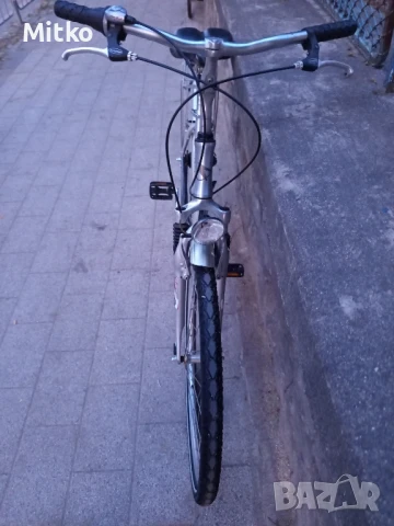 28 цола алуминиев велосипед с 7 скорости усилени капли амортисьори предни като нов , снимка 5 - Велосипеди - 50739714