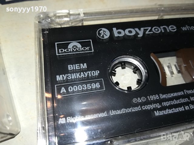 BOYZONE-ORIGINAL TAPE 1909231110, снимка 8 - Аудио касети - 42243514