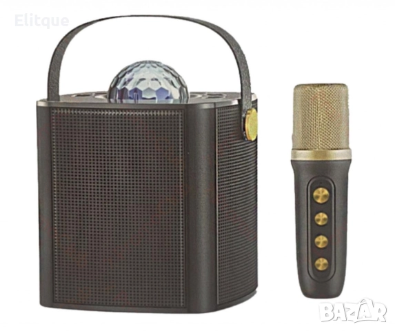 Мини безжичен караоке високоговорител с един микрофон YS-107, снимка 2 - Микрофони - 52839473