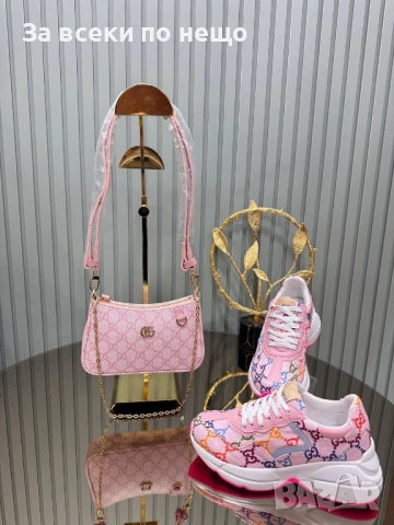 Gucci Комплект Дамски Маратонки И Дамска Чанта - Налични Различни Модели Код SK394, снимка 7 - Маратонки - 52862704