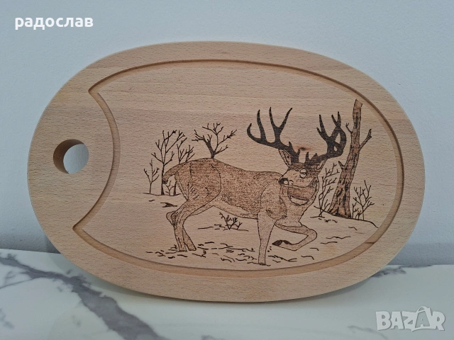 Дъска ръчна пирография , снимка 2 - Аксесоари за кухня - 53709879