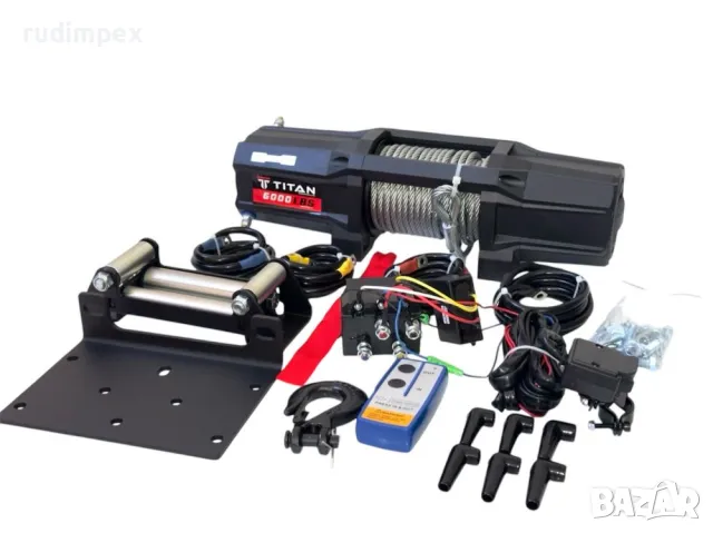 Лебедка 6000 Либри, 12V , електрическа, Titan