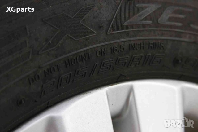  Алуминиева джанта с гума 16 цола 5x112 7J ET45 за Volkswagen Passat B6 (2005-2010), снимка 2 - Гуми и джанти - 52647861