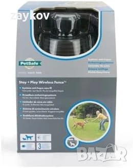 PetSafe, Компактна безжична ограда за бягство Stay & Play с презареждаща се каишка