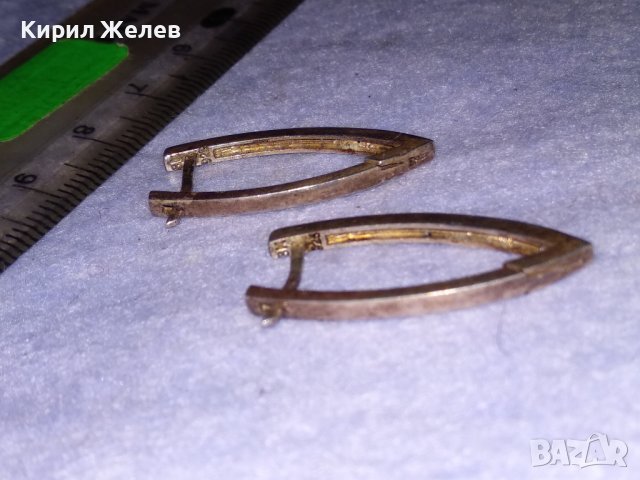 ЕЛЕГАНТНИ СРЕБЪРНИ ОБЕЦИ СРЕБРО 925 ВИНТИДЖ МОДЕЛ с АНГЛИЙСКО ЗАКОПЧАВАНЕ 38592, снимка 13 - Обеци - 41637930