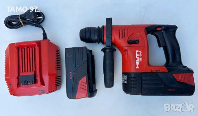 Hilti TE 6-A - Акумулаторен перфоратор 2x36V 3.0Ah , снимка 3 - Перфоратори - 52819183