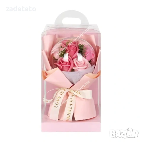 Букети от сапунени рози