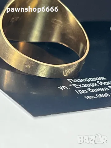 Златен пръстен 18К, снимка 5 - Пръстени - 47264644