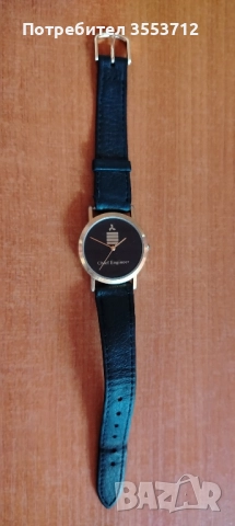 Винтидж Часовник с кожена кайшка, снимка 2 - Дамски - 51612827