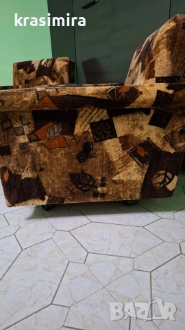Диван с два фотьоила, снимка 6 - Дивани и мека мебел - 53212568