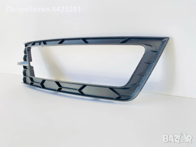 решетка в предна броня лява Skoda Rapid 2012-2019 г. #1060V. 5JA807681, снимка 2 - Части - 52933776