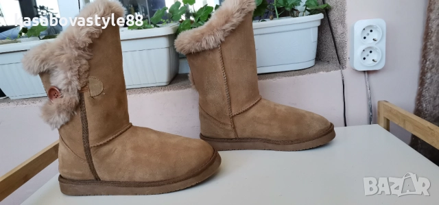 Ботуши от Естествен велур 38н., снимка 6 - Дамски ботуши - 52806115