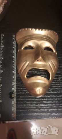 Маска от месинг, снимка 2 - Декорация за дома - 25261770