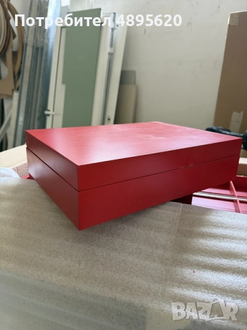 Кутии от MDF – червено мат, с ключалки и PVC разделители, снимка 3 - Други стоки за дома - 55790331