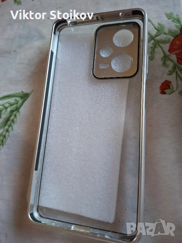 Стъклен калъф за Redmi Note 12 Pro , снимка 3 - Калъфи, кейсове - 52141951