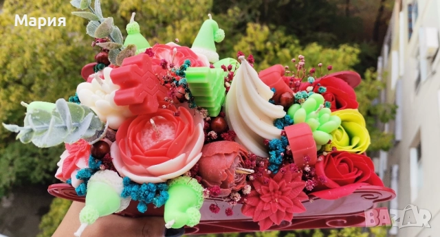 Коледни Букети , снимка 2 - Изкуствени цветя - 52332137