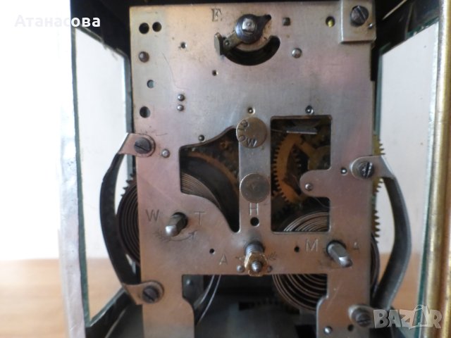  Немски настолен механичен часовник с латерна JUNGHANS Юнгханс Жокер 1920 г, снимка 8 - Антикварни и старинни предмети - 44202747