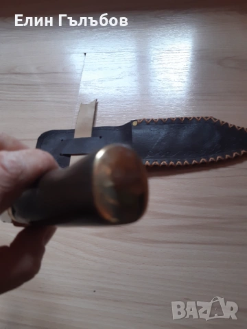 Нож с кания, ръчно кован, неупотребяван, снимка 11 - Ножове - 53074967