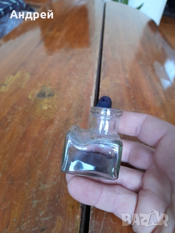 Старо шише от мастило,мастилница#3, снимка 6 - Други ценни предмети - 36048602