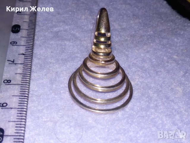 ПРЕКРАСЕН СПИРАЛОВИДЕН СРЕБЪРЕН ФЕШЪН - АРТ МЕДАЛЬОН СРЕБРО 925 ДИЗАЙНЕРСКА ИЗРАБОТКА 34466, снимка 6 - Колиета, медальони, синджири - 39535594