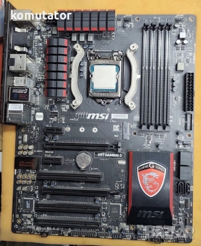 MSI H97 Gaming 3 Intel Core I7-4770 Cooler Master, снимка 7 - Дънни платки - 52968699