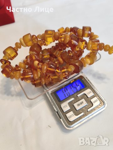 Оригинална Руска Соц СССР Кехлибарена Огърлица Колие Гердан, снимка 6 - Колиета, медальони, синджири - 40469881