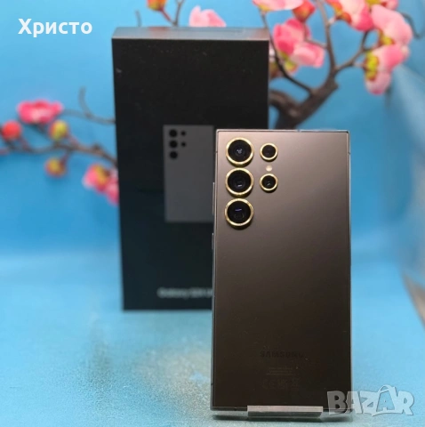 ГАРАНЦИОНЕН!!! Samsung Galaxy S24 Ultra, Dual SIM, 12GB RAM, 256GB, 5G, Titanium Black, снимка 5 - Samsung - 53118518