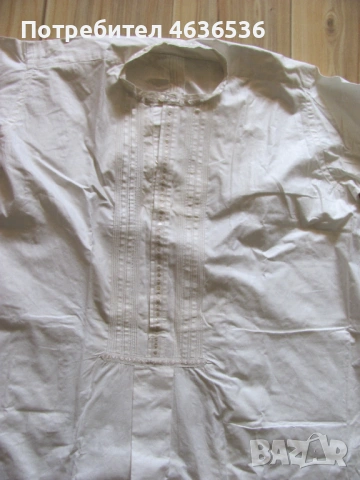Мъжка риза за носия , необличана, памук, снимка 2 - Антикварни и старинни предмети - 53272137