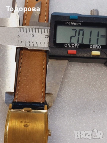 Швейцарски златен 18к часовник от 70те год. на 20 век.Злато 18 грама в 18к.Циферблат злато, снимка 16 - Мъжки - 53394988